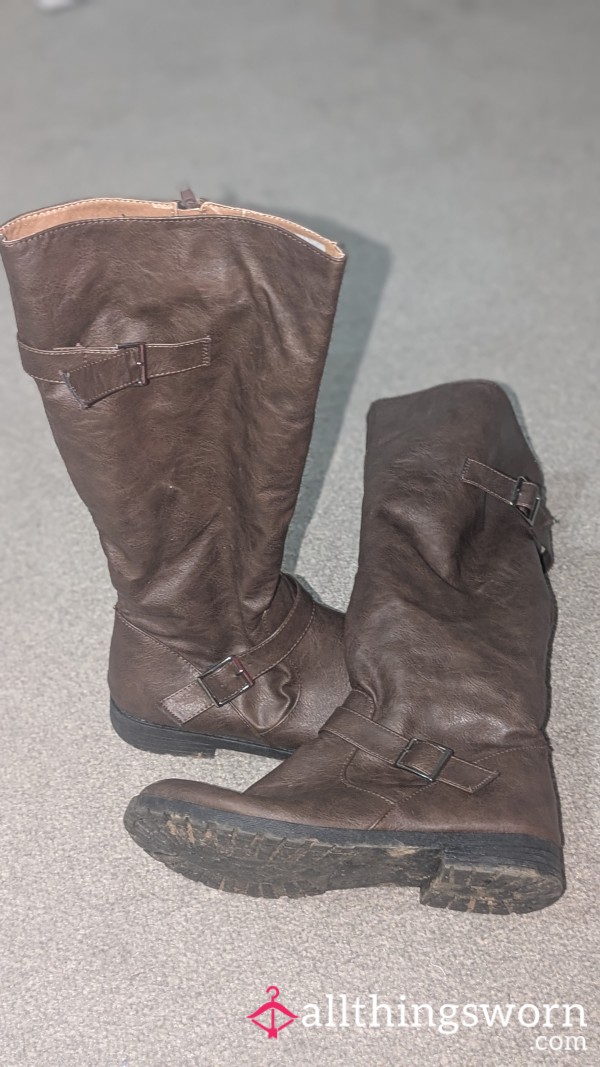 Long, Soft Leather Boots