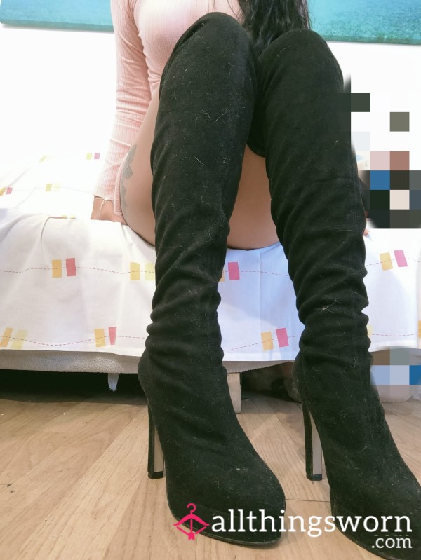 Long Suede Boots