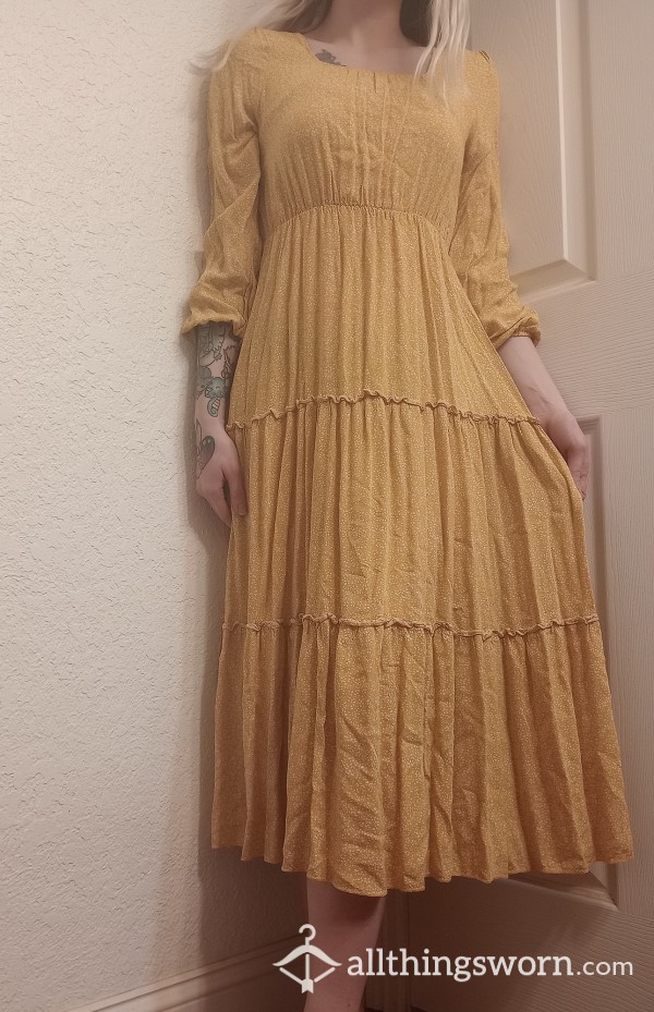 Long Yellow Dress