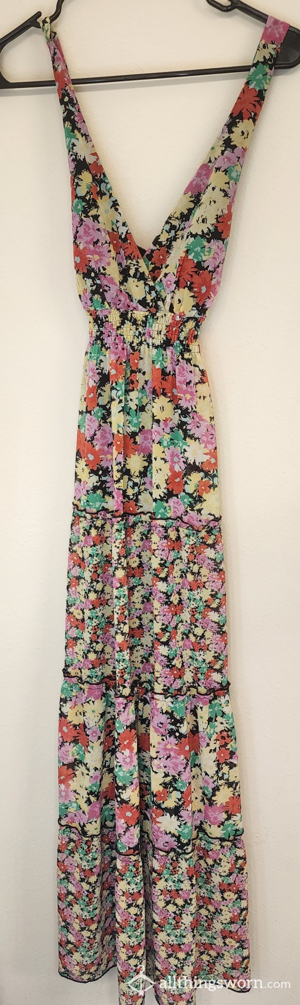 LOVE Tease Extra-long Flor*l Maxi Dress