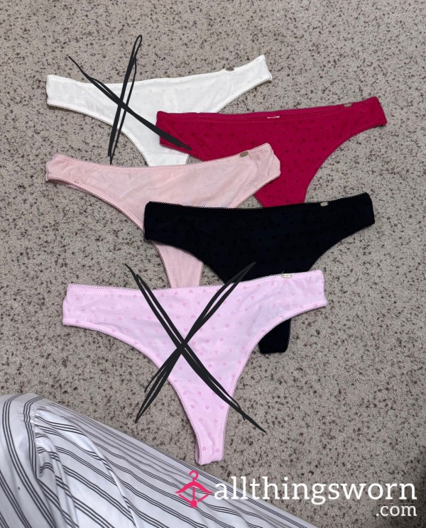 LOVE THAT MESH THONG💞 – PINK/BLACK/WHITE