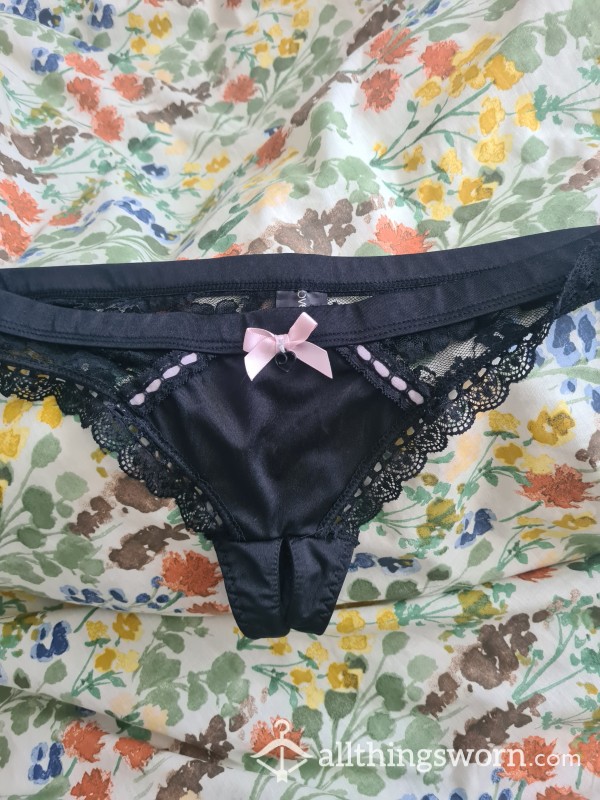 Lovehoney Crotchless Thong, Will Soak With C*m And Wear For Days Just For You..