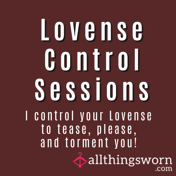 Lovense Control Session - I Control Your Lovense