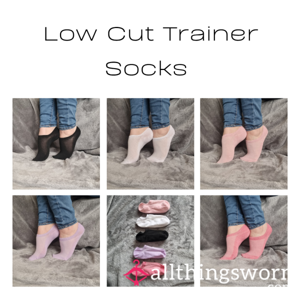 Low Cut Trainer Socks | Different Colours Available | 3 Days Wear | Includes Pics & Clip | See Listing For More Info - From £20.00