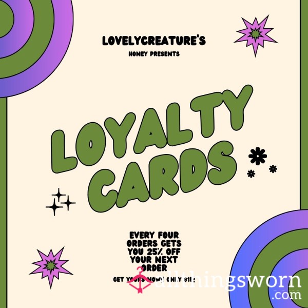 Loyalty Punch Cards