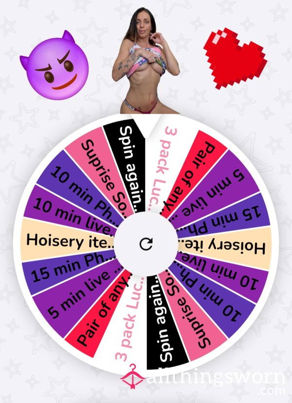 Luci's Super S**y Spin Surprise Wheel 😈♥️