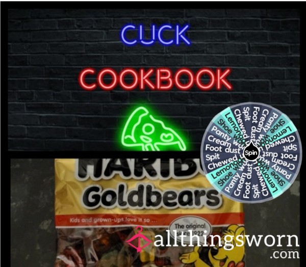 Lucky Cucky Treat Wheel What's Your Flavour??? Wheelspin Decides Your Treat Alpha C*m Definite Cuck Denial