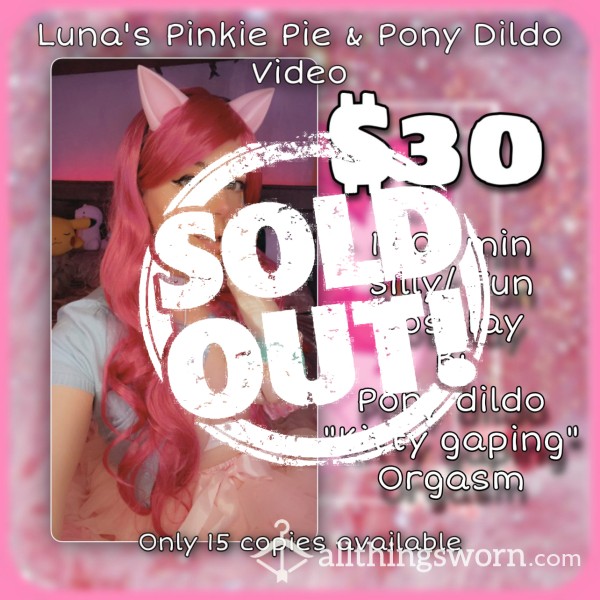 ::SOLD OUT:: Luna’s Pinkie Pie & Pony Di**o Video