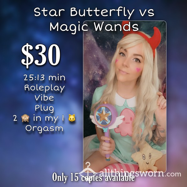 Luna’s Star Bu*terfly Vs Wands Cosplay Video