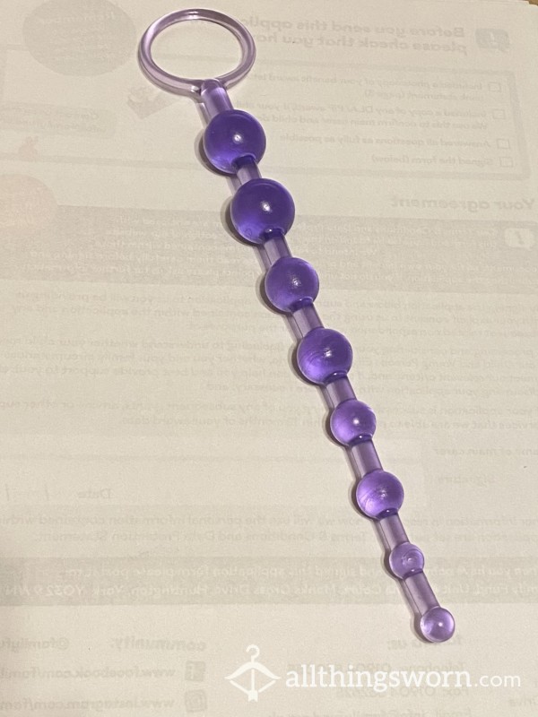 Luxury Purple A**l Beads