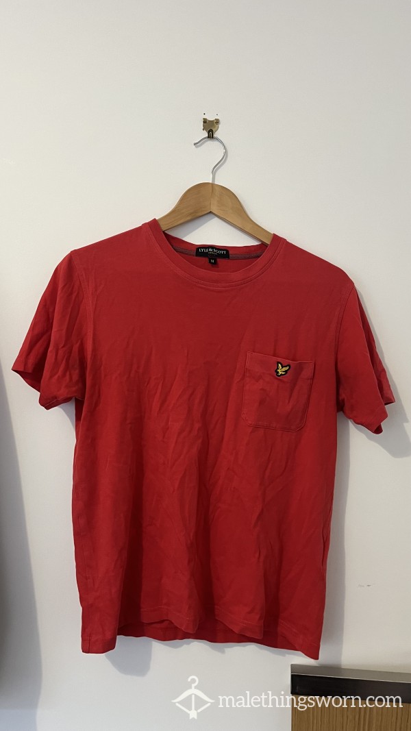 Lyle & Scott Red T-shirt Size M