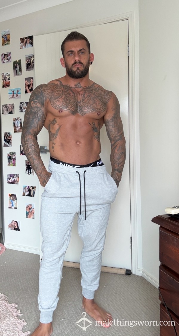 M Grey Trackies