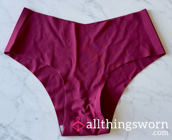 Magenta Nylon Panties