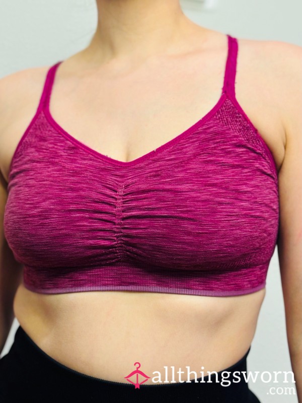 Magenta Sports Bra