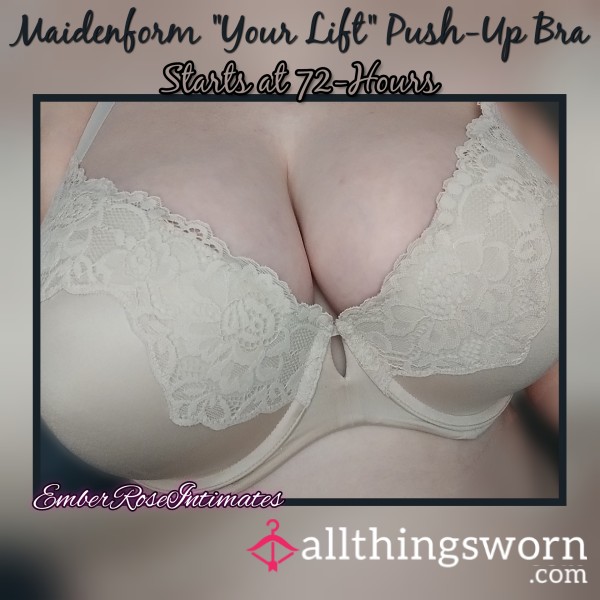 Maidenform "Your Lift" Beige Push-Up Bra (38D)