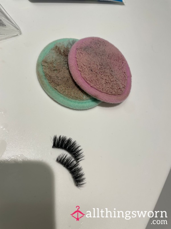 Makeup Pad And Eyelashes