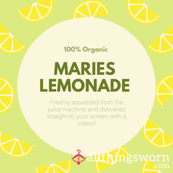 Maries Lemonade 💦. 100% Foxy Bush Lemonade. 250ml.