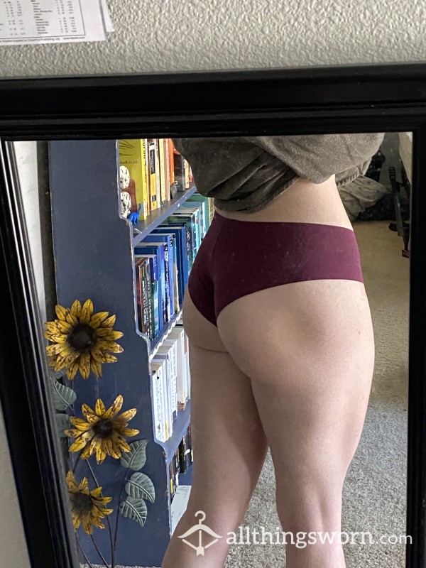 Maroon Cheeky Panties