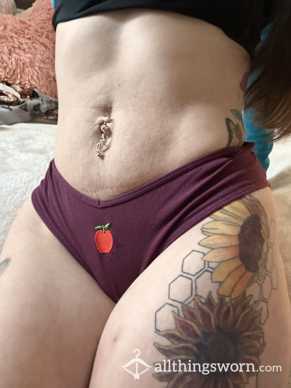 Maroon Cheeky Panties