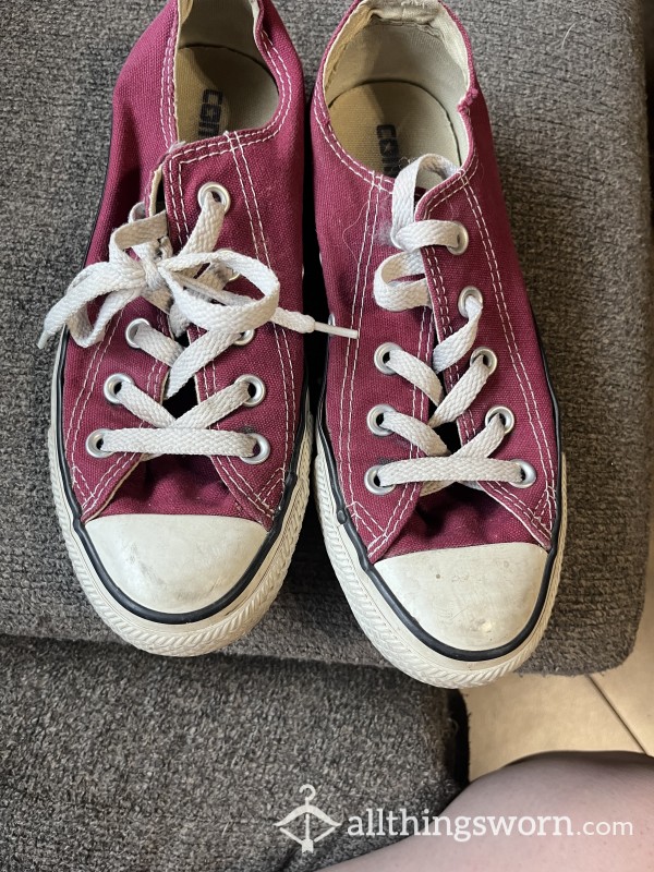 Maroon Converse