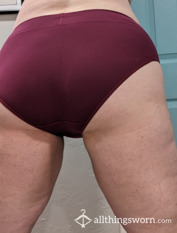 Maroon Full Coverage Panties