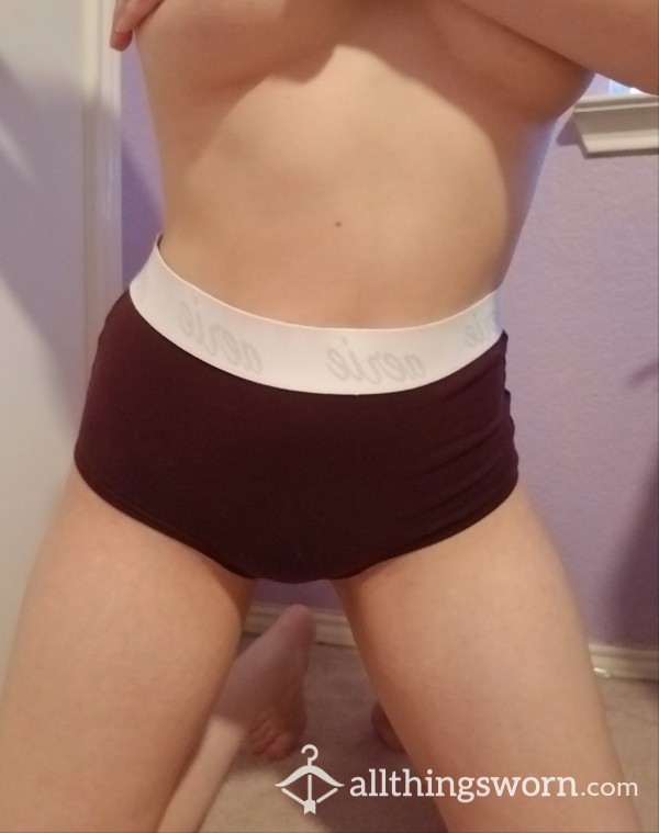 Maroon High Waisted Panty