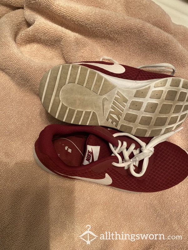 Maroon Nike Sneakers