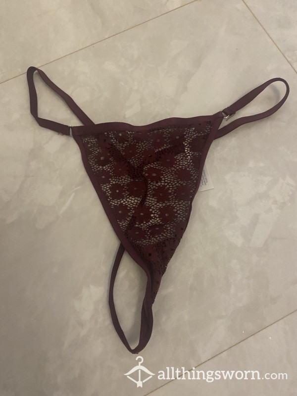 Maroon Thong Used