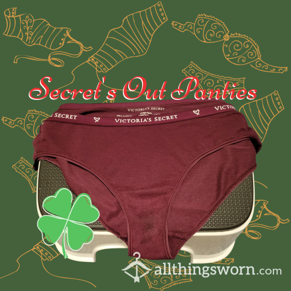 🩲 Maroon Victoria Secrets Out Panties 🤤