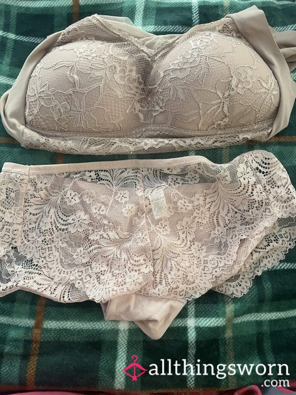 Matching Lace Panties And Bra