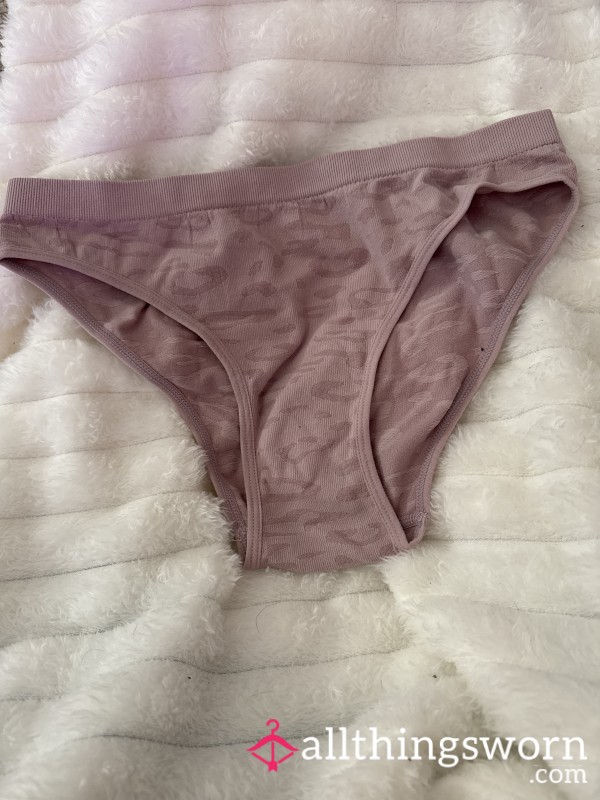 Mauve Cheetah Print Panty