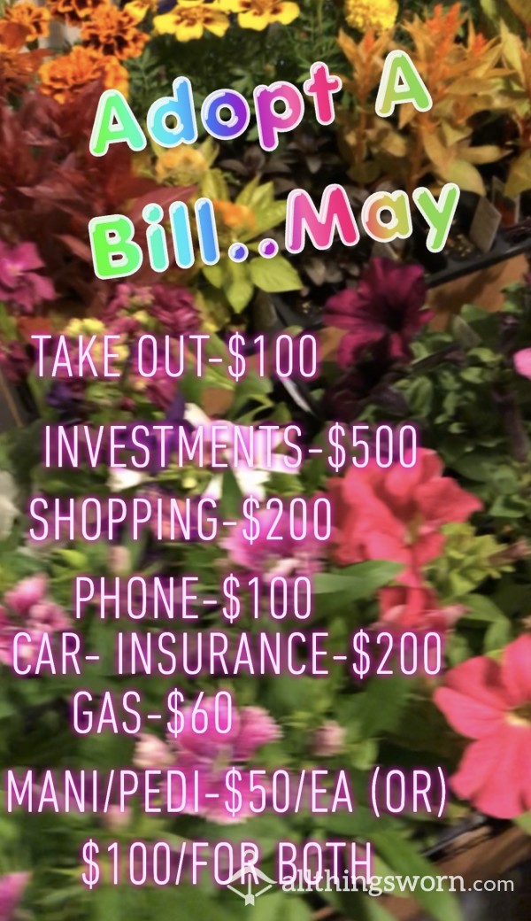 May Adopt A Bill