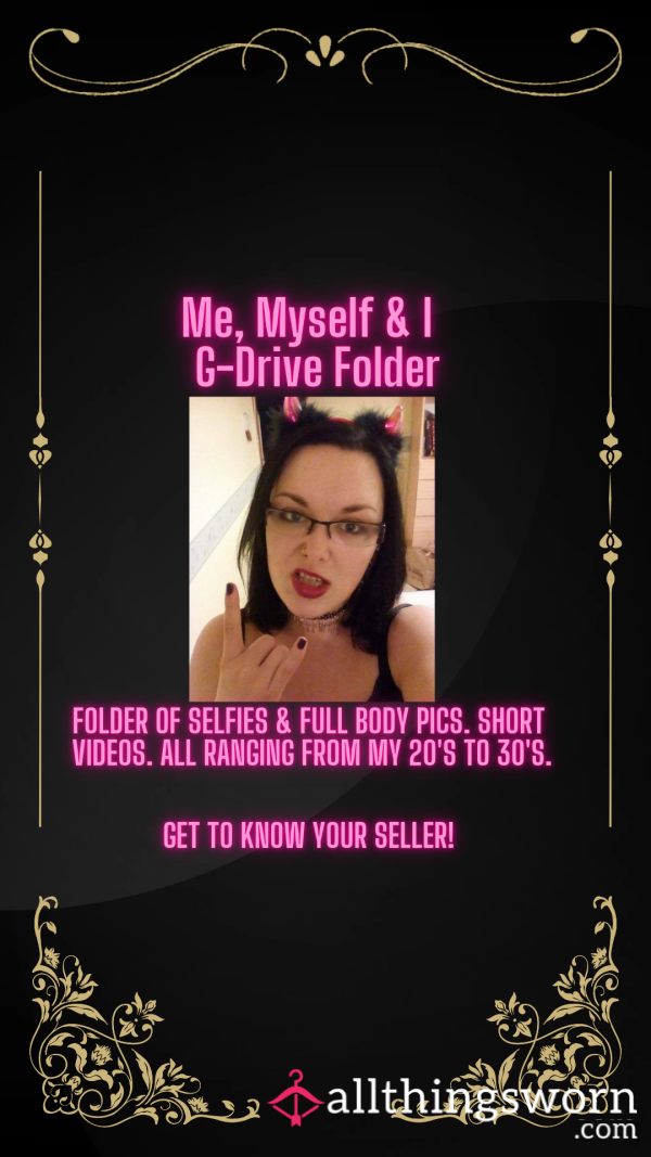 Me, Myself And I Folder - Get To Know Your Seller With Personal Photos & Videos!