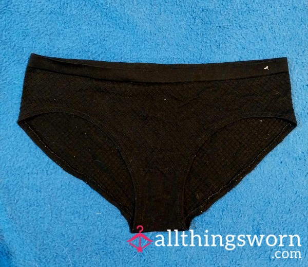 Medium Black Full Back Panties