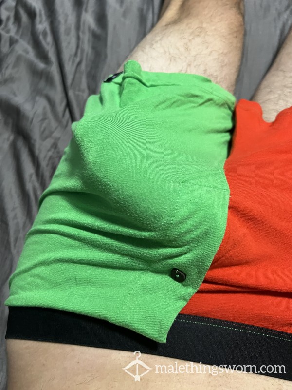 Medium Boxers - Red & Green