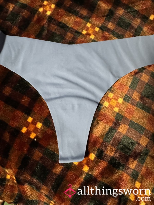 Medium Gray Seamless Thong