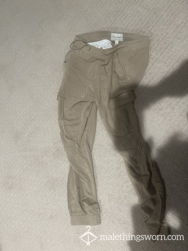 Medium Khaki Jogger Car Wash Pants