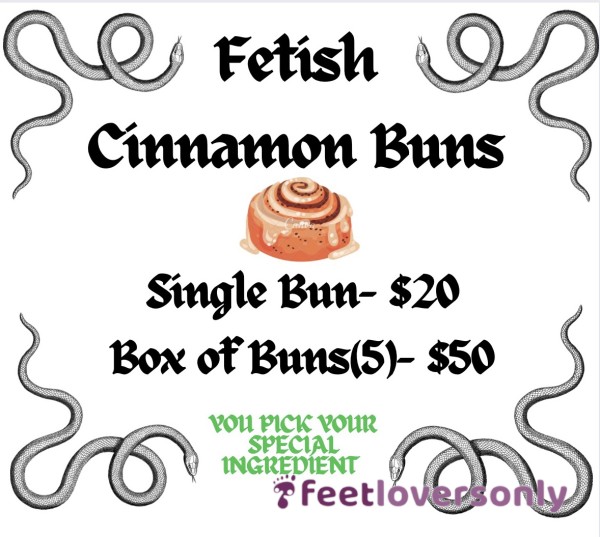 Medusa’s Fetish Cinnamon Buns🐍