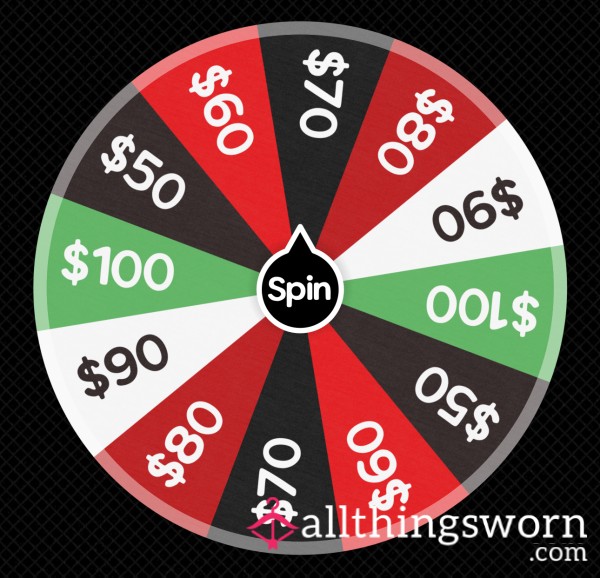 Mega Spin The Wheel ($50-$100)