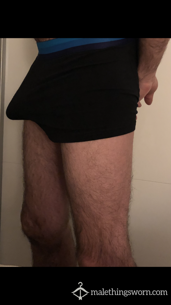 Mens Black Boxers