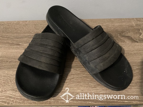 Men’s Black Slides