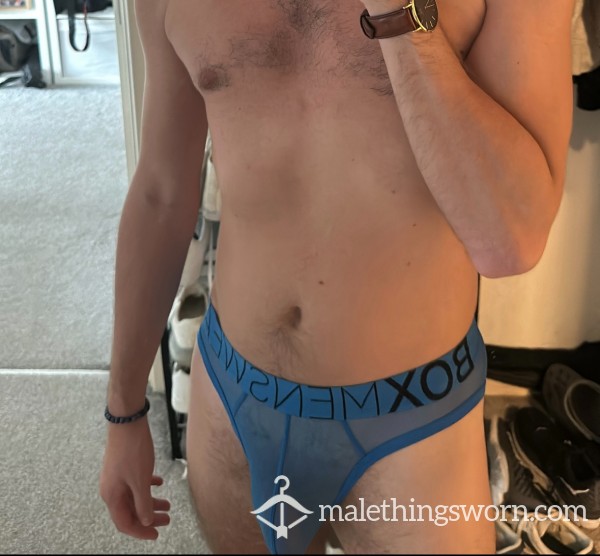 Men’s Blue Mesh Briefs