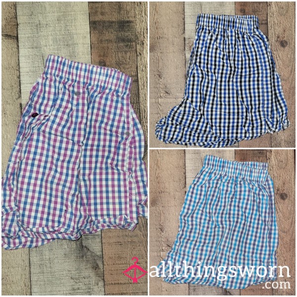 Men's Boxers Worn By A Woman