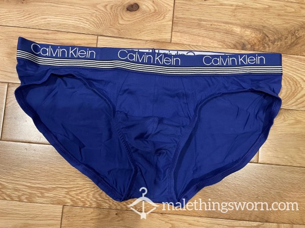 Men’s Calvin Klein Blue Briefs (L) Ready To Be Customised For You!