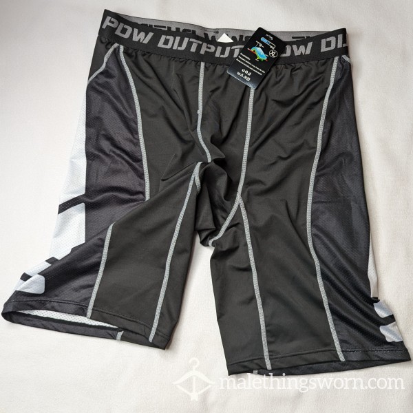 Men's Compression Shorts For Sale.  NEW Long Leg Size Large