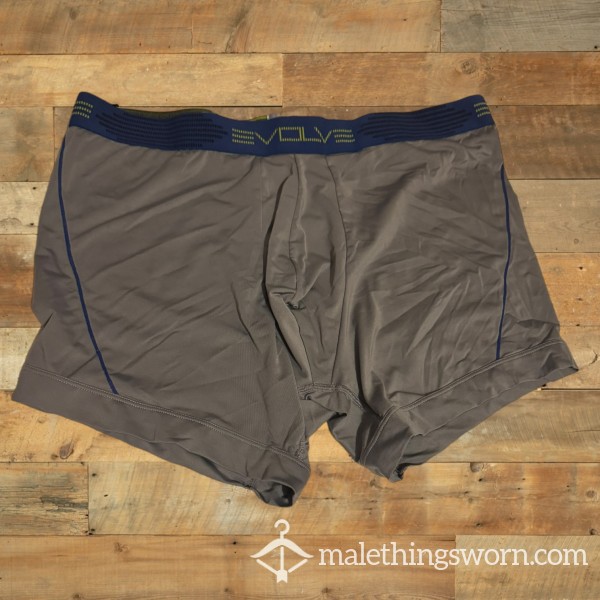 Men’s Grey Evolve Athletic Boxer Briefs