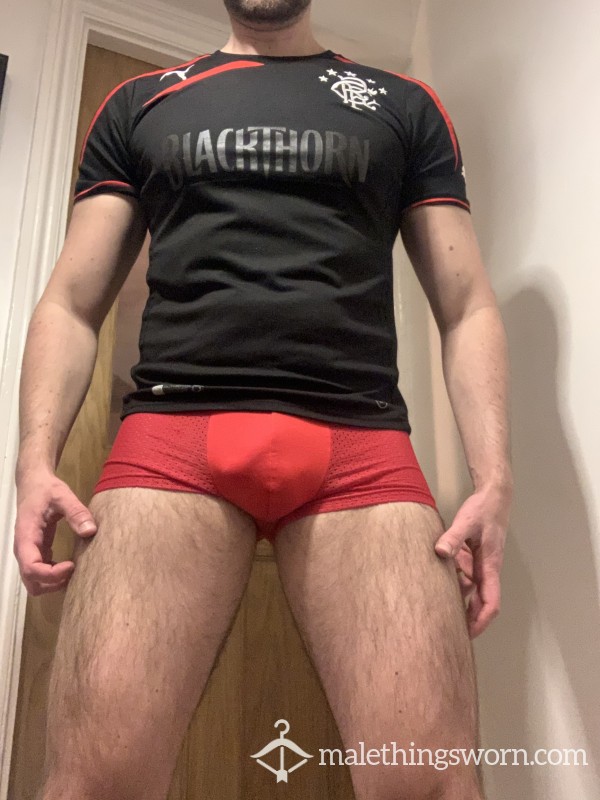 Mens Heavily Worn Gym Top