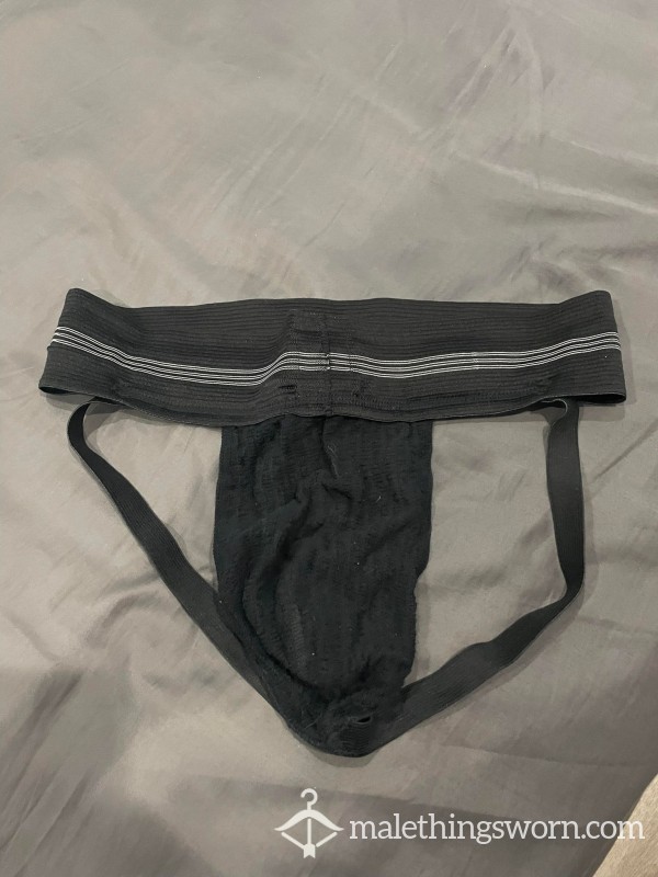 Mens Jock Strap Black Well Used