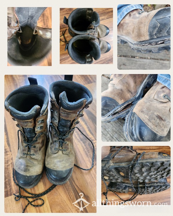 Men's Old, Nasty, Rank Workboots - Timberland Pro - Size 10 - Alpha Boots - Foul And Stinky