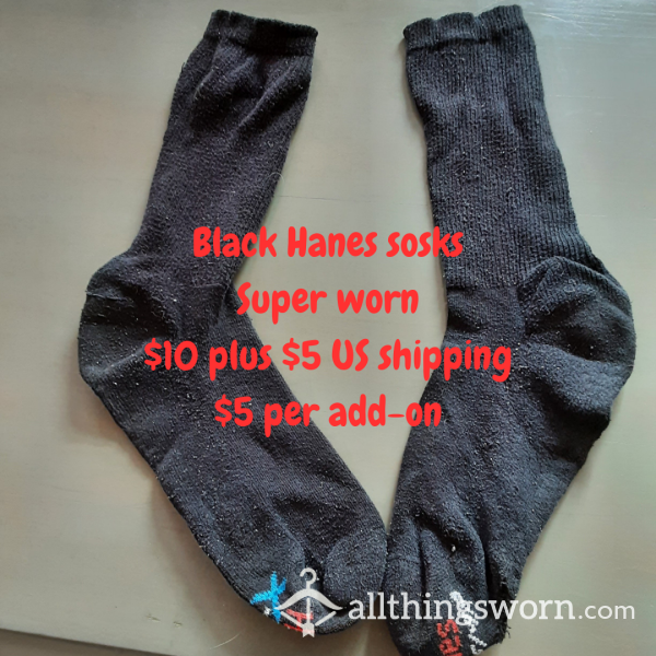 Men's Black Socks